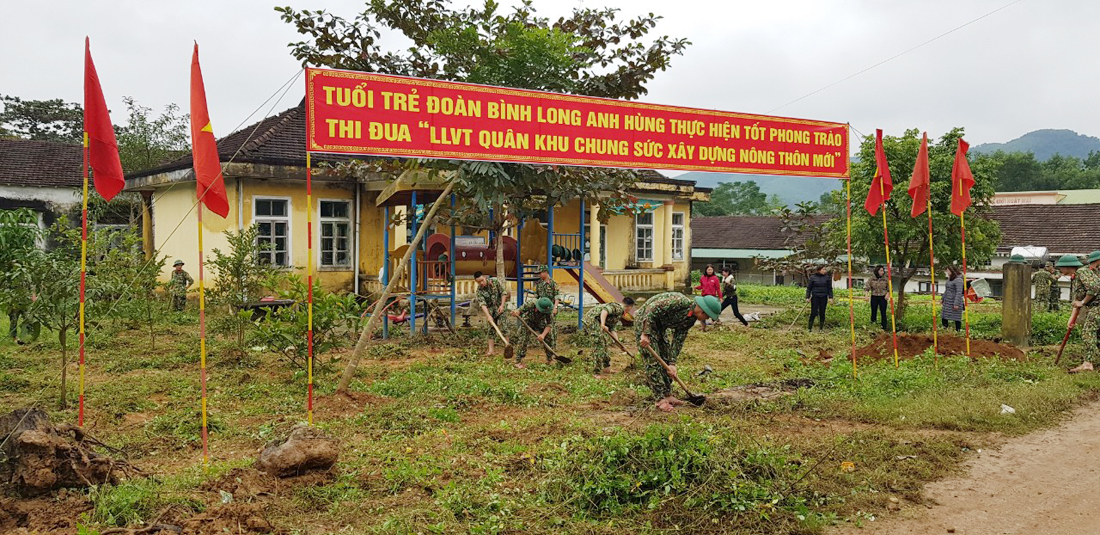 Bộ đội về làng, bản sáng, đường quang